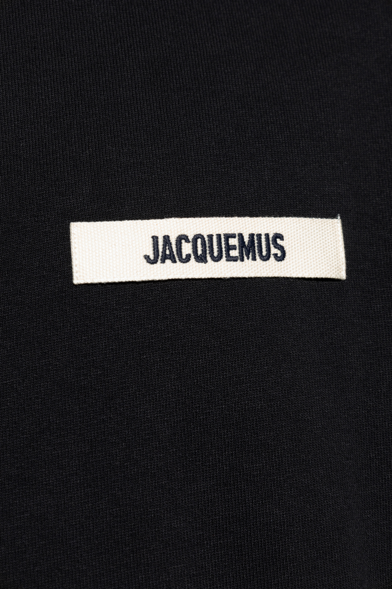 Black T-shirt with logo Jacquemus - Vitkac AS